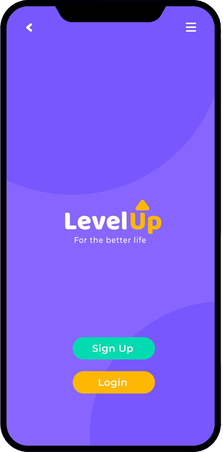 LevelUp - App Landing Page